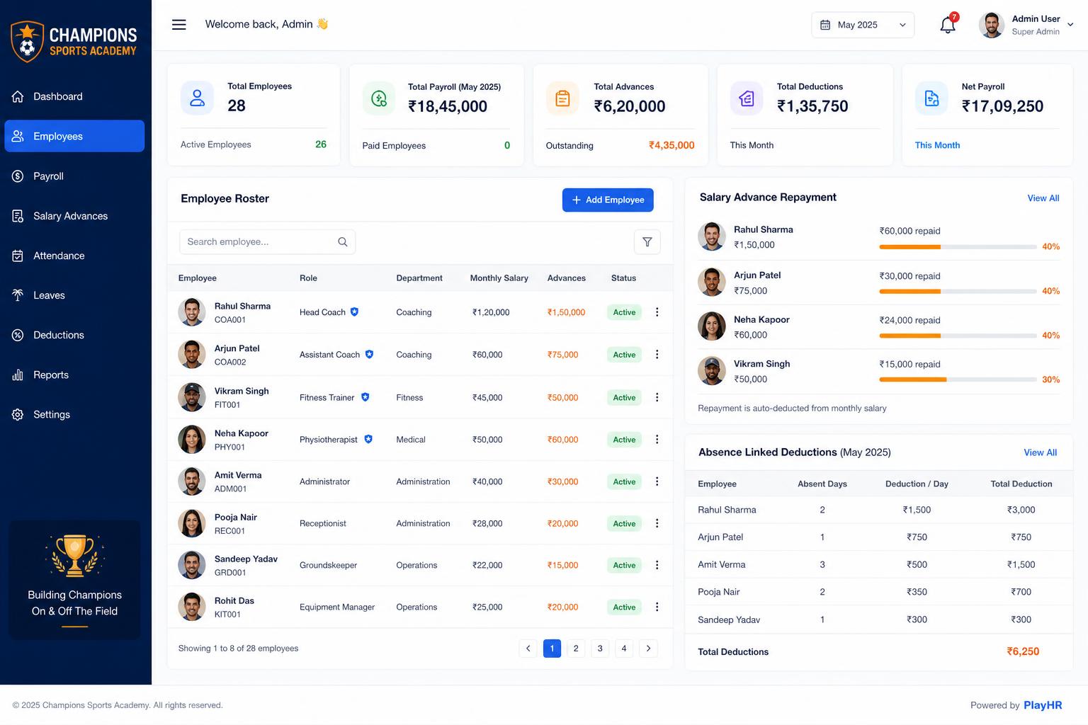 NextChamp — HR & Payroll